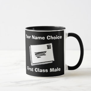 Mug Homme de première classe avec nom personnalisé