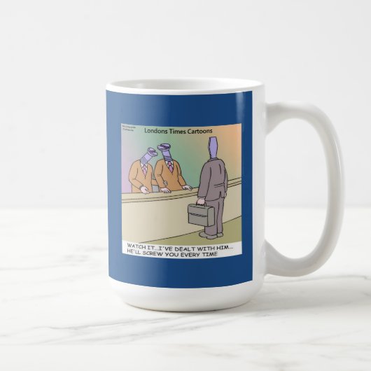 Mug Homme de vente cri par Rick London Funny (Droite)