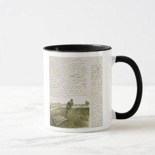 Mug Homme de Vincent van Gogh   tirant une herse