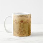 Mug Homme de Vitruvian par Leonardo da Vinci (Gauche)