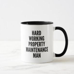 Mug Homme d'entretien des propriétés de travail dur