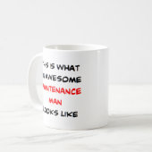 Mug homme d'entretien, génial (Devant gauche)