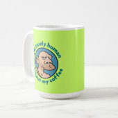 Mug Homme des cavernes de bande dessinée (Devant gauche)