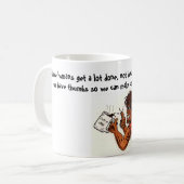 Mug Homme des cavernes de café (Devant gauche)