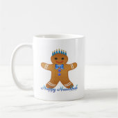 Mug Homme en pain d'épice de Hanukkah Judaica Menorah (Gauche)