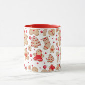 Mug Homme en pain d'épices Biscuits cuits Rustique Fan (Centre)