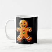 Mug Homme en pain d'épices Noël Biscuit Cuisson Fête d (Gauche)