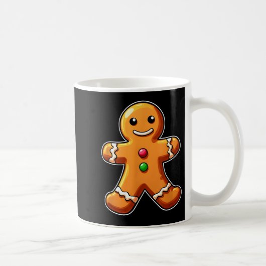 Mug Homme en pain d'épices Noël Biscuit Cuisson Fête d (Droite)