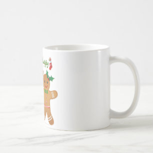Mug Homme Femme en pain d'épice de vacances joyeuses