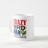 Mug Homme fol d'oiseau (Devant gauche)