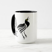 Mug Homme Gracker Oiseau noir (Devant gauche)