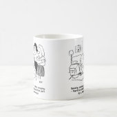 Mug Homme incompétent sur ordinateur (Centre)