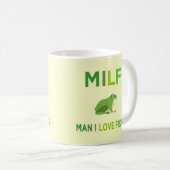 Mug homme j'aime les grenouilles (Devant droit)