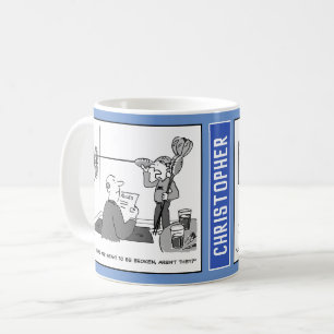 Mug Homme Jouant des fléchettes avec des fléchettes su
