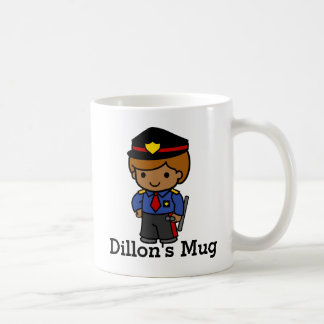 Mug Homme mignon de police avec bâton