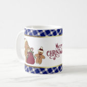Mug Homme mignon Ours et pain d'épice (Devant gauche)