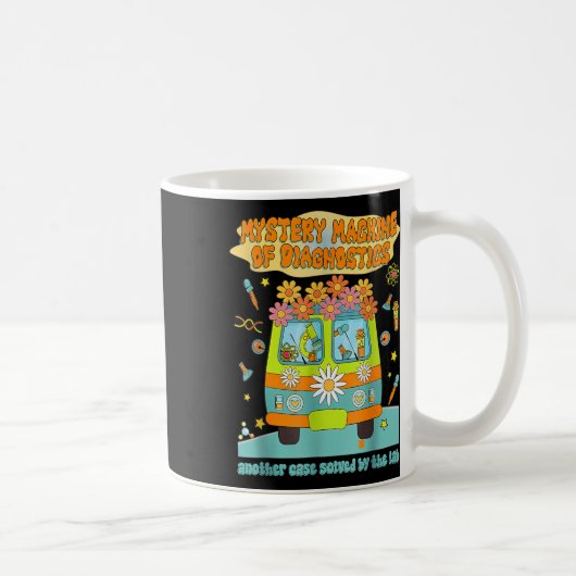 Mug Homme Mystère Machine De Diagnostics Lab Tech Lab (Droite)