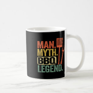 Mug Homme Mythe Bbq Légende Barbecue Grill Papa Grillf