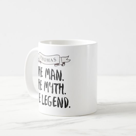 Mug Homme, nom fait sur commande de la légende | de (Devant gauche)