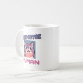 Mug Homme pathétique - Drôle conception de chat (Devant gauche)