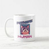 Mug Homme pathétique - Drôle conception de chat (Gauche)