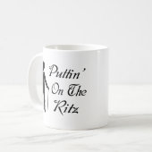 Mug Homme pimpant Puttin sur le Ritz (Devant gauche)