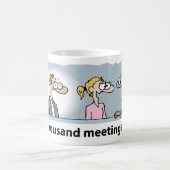 Mug Homme rencontrant un zombie (Centre)