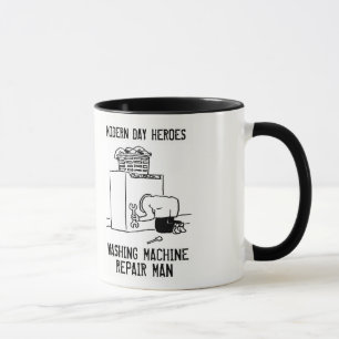 Mug Homme réparateur de machine à laver