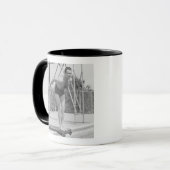 Mug Homme sur le conseil de plongée (Devant gauche)