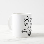 Mug homme, visage, sourire (Devant gauche)