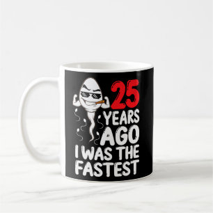 Mug Hommes 25e Anniversaire Gag Robe Il Y A 25 Ans J'É