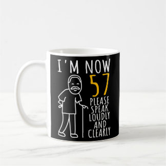Mug Hommes 57e anniversaire Pour lui Je suis maintenan