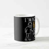 Mug Hommes 60e anniversaire Pour lui, j'ai maintenant  (Devant droit)