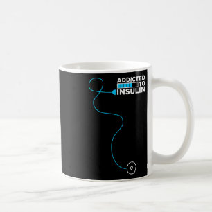 Mug Hommes Addicés À L'Insuline Diabète Sensibilisatio