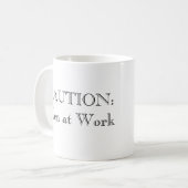 Mug Hommes au travail (Devant gauche)