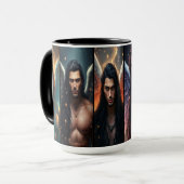Mug Hommes aux ailes Romantasy (Devant gauche)