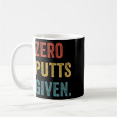 Mug Hommes de golf rétro Joueuse de golf Femmes Zero P (Gauche)