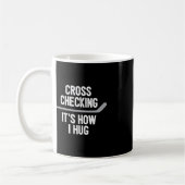 Mug Hommes de hockey Femmes Cross Checking C'est comme (Gauche)