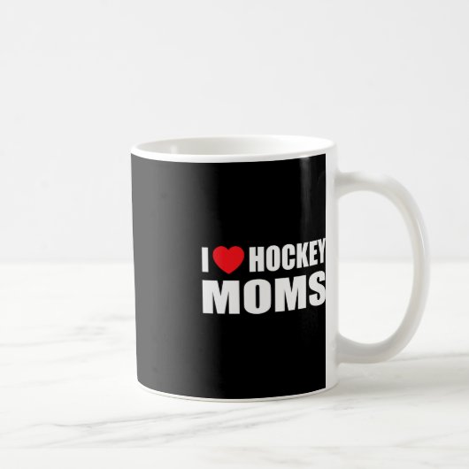 Mug Hommes de hockey J'aime les femmes de hockey (Droite)
