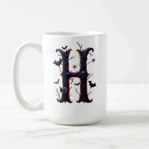 Mug Hommes de la lettre H effrayante