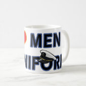 MUG HOMMES DE MARINE DANS L'UNIFORME (Devant droit)