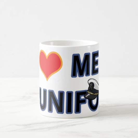 MUG HOMMES DE MARINE DANS L'UNIFORME (Centre)
