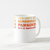 Mug Hommes de Parkour qui aiment les femmes de Parkour (Devant droit)