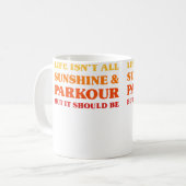 Mug Hommes de Parkour qui aiment les femmes de Parkour (Devant gauche)