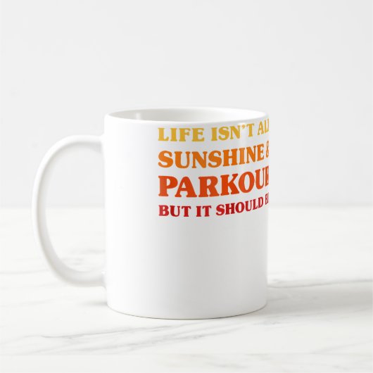 Mug Hommes de Parkour qui aiment les femmes de Parkour (Gauche)