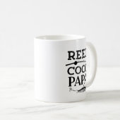 Mug Hommes drôles de grand-papa de calembour de pêche (Devant droit)