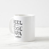 Mug Hommes drôles de grand-papa de calembour de pêche (Devant gauche)
