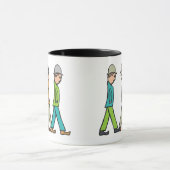 Mug Hommes en bâton de matchs (Centre)