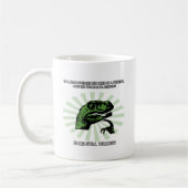 Mug Hommes et femmes de Philosoraptor (Gauche)