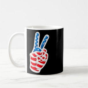 Mug Hommes Garçons Drapeau Américain Signe De Paix Mai